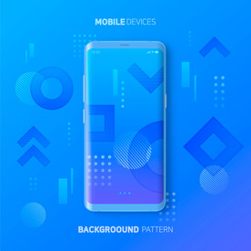 手机展示新品背景