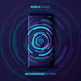 手机展示新品背景