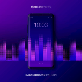 手机展示新品背景