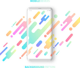 手机展示新品背景