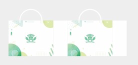 小清晰手提袋展开图