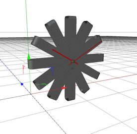  C4D模型 时钟  