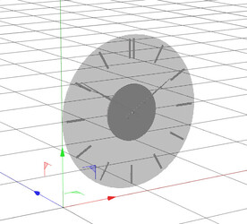 C4D模型 时钟  
