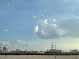 城市天空云层
