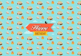 生日无缝背景图片