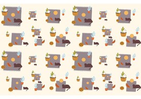 几何无缝背景图片