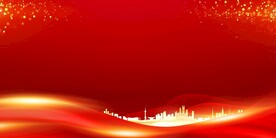 红色背景