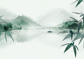 水墨山水背景