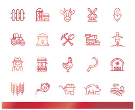 农场农作物图标