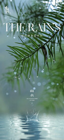 雨水海报  