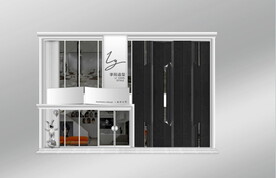 高端理发店美发店会所门头门脸