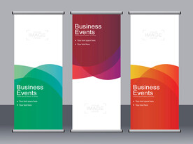 易拉宝模板图片