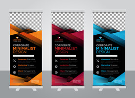 易拉宝模板图片