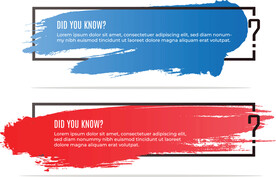 彩色问题框标签图片