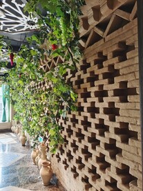 新疆风格土墙