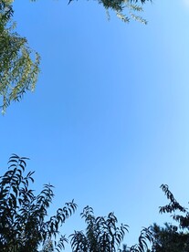 蓝色纯净天空