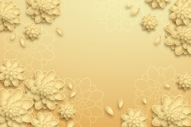 金色花背景图片