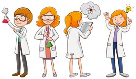 科学家插画