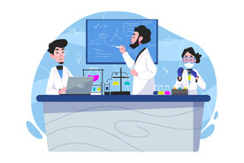 科学家插画