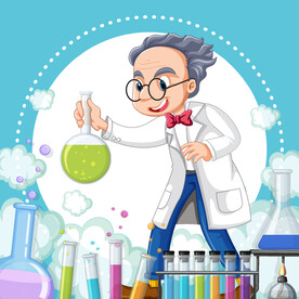 科学家插画