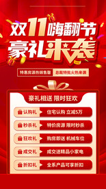 双十一海报