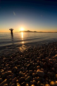 海边夕阳