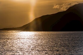 海边夕阳