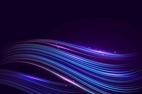 科技曲线背景