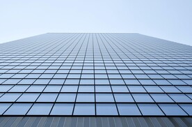 玻璃窗建筑楼