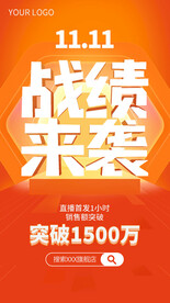 双11销售战报