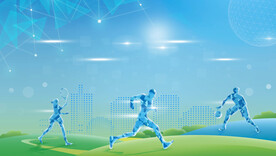 校园运动大背景