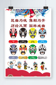 生旦净末丑脸谱