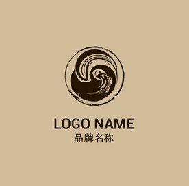 复古中国风logo