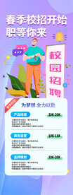 春季招聘展架
