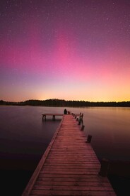 星空湖景