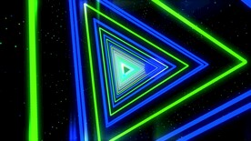 炫彩三角形线条