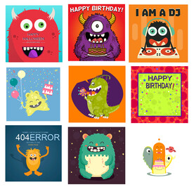 小怪兽  独眼兽   怪兽头像