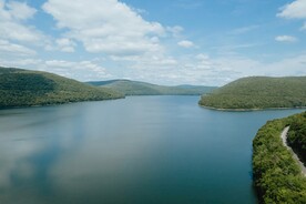 山水湖景