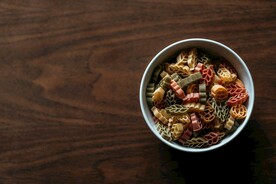 彩色图案面食