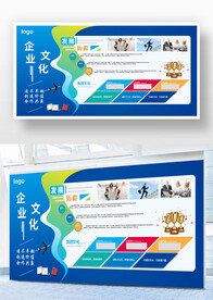 集团文化墙公司展板