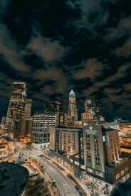 高楼大厦夜景