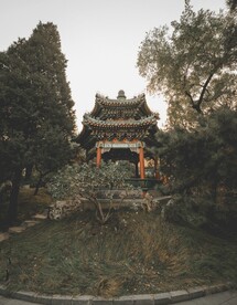 古风凉亭楼阁