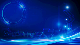 蓝色科技背景 