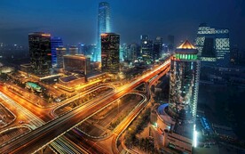 北京国贸CBD夜景