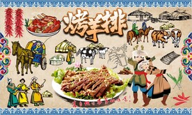 烤羊排