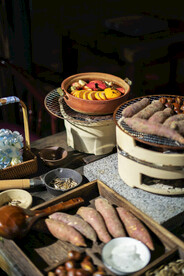 围炉煮茶热红酒