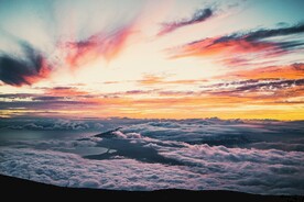 彩霞云海风景