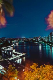 水上都市夜景