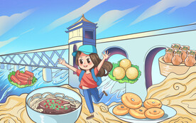 美食插画