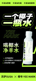 椰子水宣传海报
